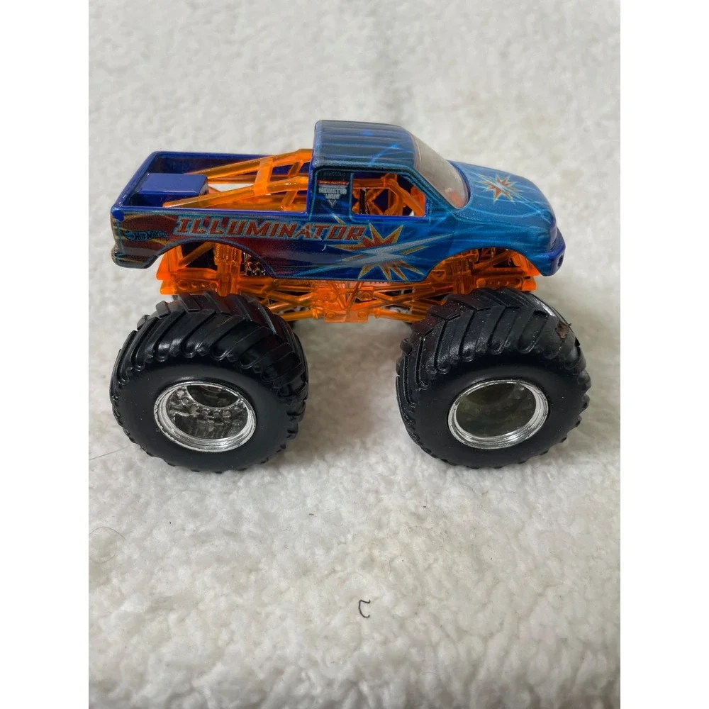 Hot Wheels Monster Jam Truck Lot of 3  Illuminator Higher Education King Krunch